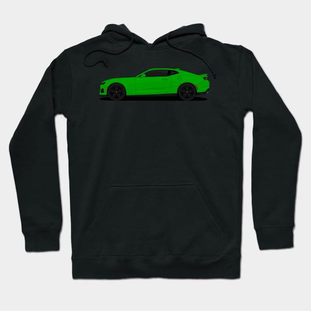 CAMARO GREEN Hoodie by VENZ0LIC